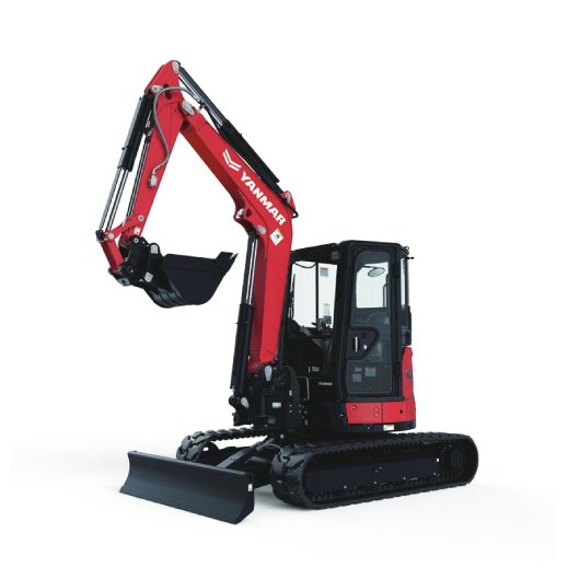 Yanmar ViO50-6B and ViO55-6B are powerful True Zero Tail Swing mini excavators available in saudi arabia by Abdullah Hashim Company Ltd Auto & Equipment division
